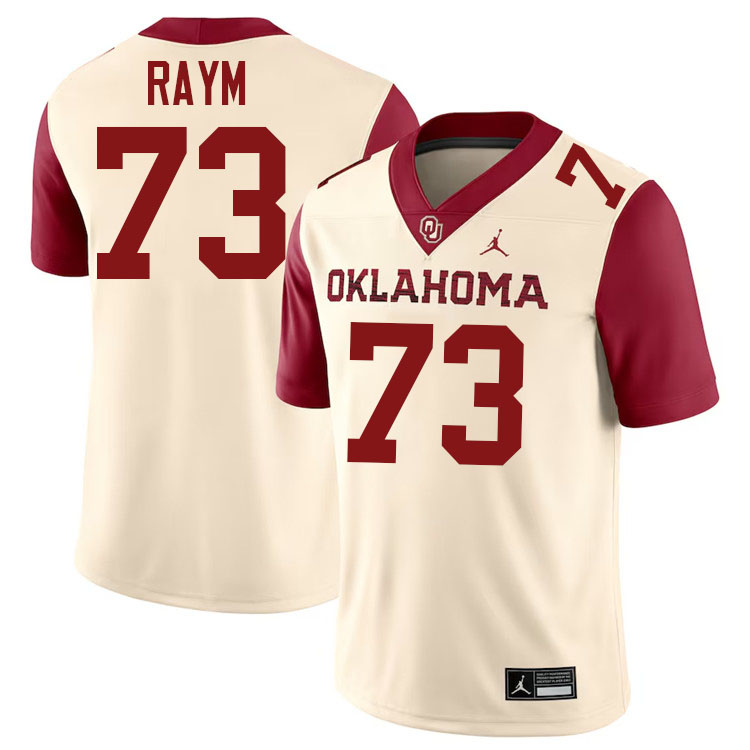 Andrew Raym Oklahoma Sooners Jersey,Oklahoma Sooners Football Uniforms,Jersey-Cream